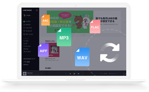 LINE MUSIC変換ソフトのバナー