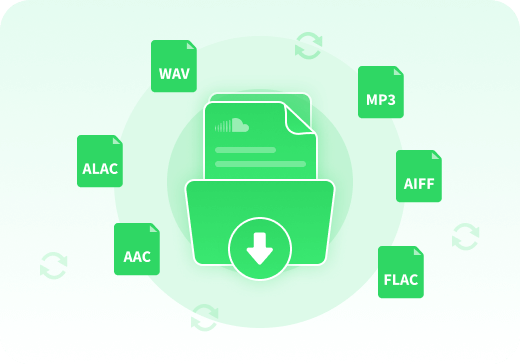 SoundCloudをMP3・AAC・WAV・FLAC・AIFF・ALACへ変換