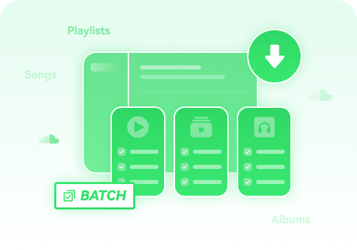 SoundCloudのプレイリスト・アルバム・楽曲を一括ダウンロード
