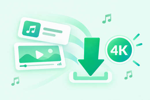 YouTube Musicの楽曲とミュージックビデオをダウンロード