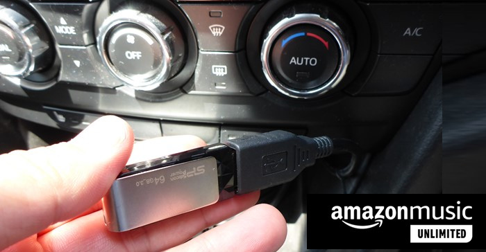 Amazon Music Unlimitedの曲をUSBにコピーして車で聴く方法