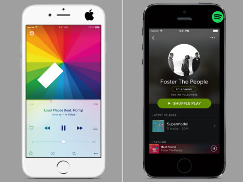 iApple Music と Spotify の比較・違い