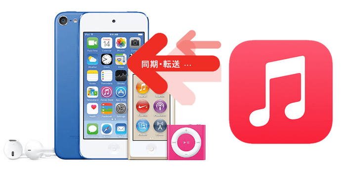 Apple Music の音楽を Ipod に同期 転送