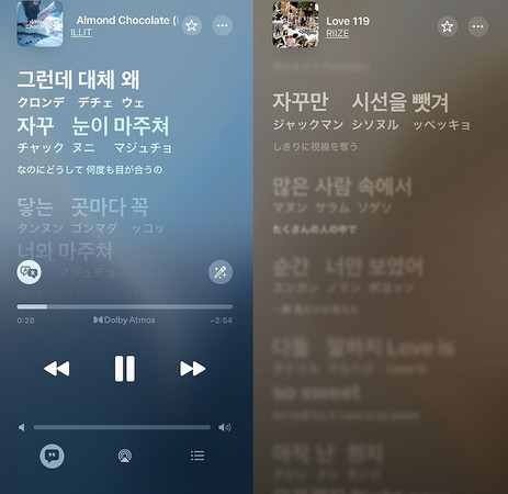 Apple Music歌詞の翻訳と発音ガイド
