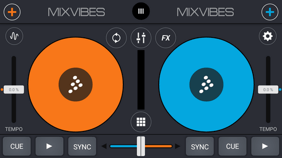 cross free dj に音楽追加