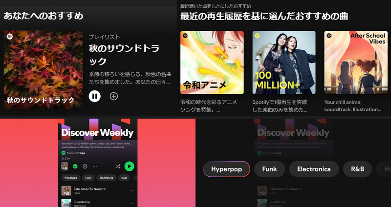 Spotifyレコメンド