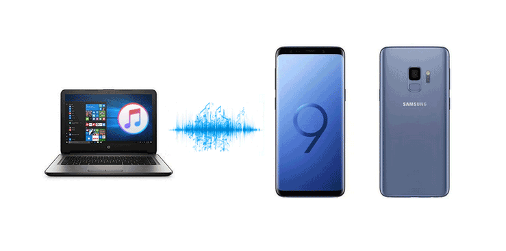 Apple Music での音楽を Galaxy S9/S9+ に転送