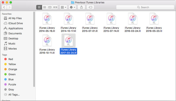 iTunes Library (更新日付).itlをiTunes フォルダにコピーする